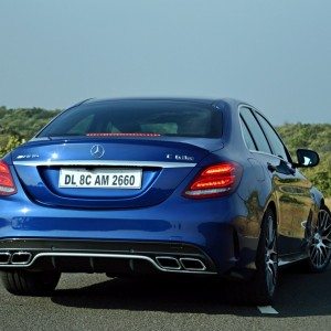 Mercedes AMG C  S rear view