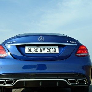 Mercedes AMG C  S rear view