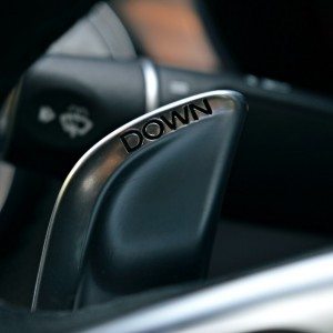 Mercedes AMG C  S shift levers