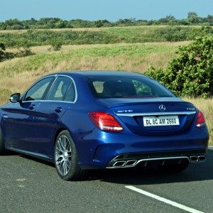 Mercedes AMG C  S side profile