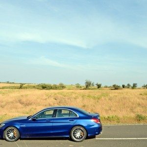 Mercedes AMG C  S side profile