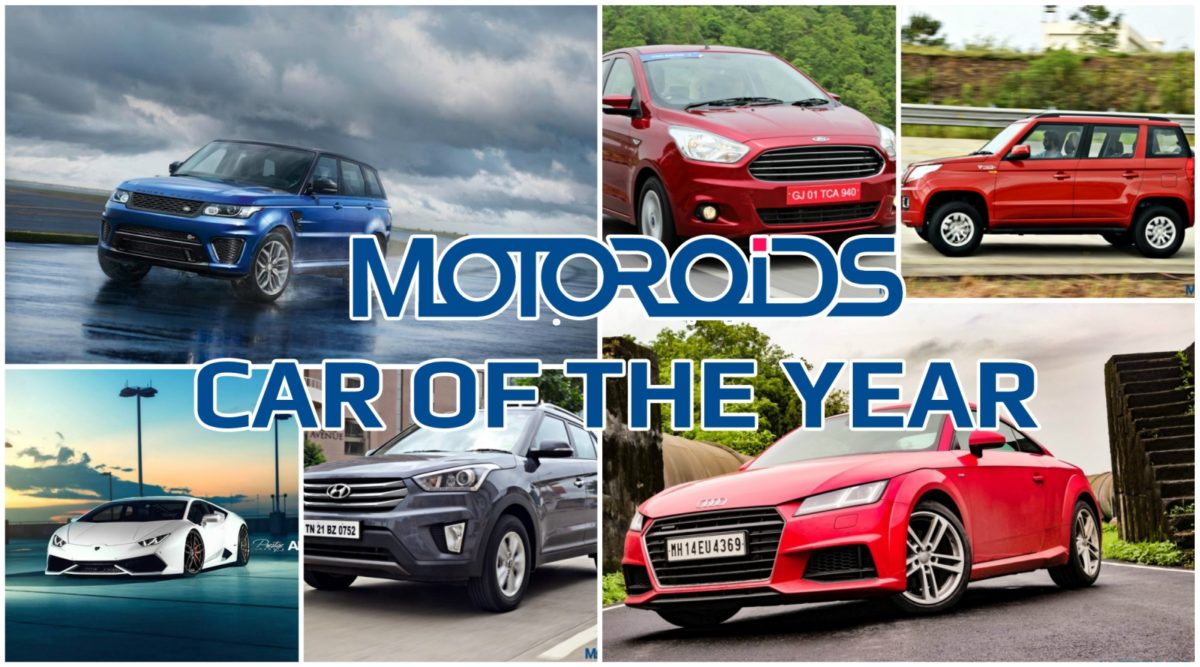 Motoroids Car of the year collage