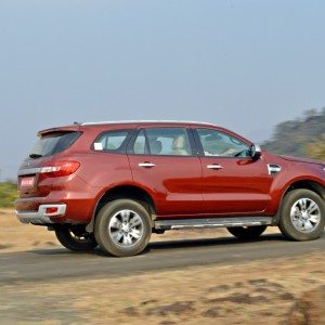 New  Ford Endeavour action