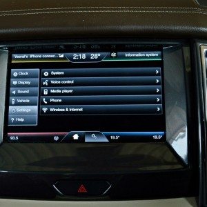 New Ford endeavour central touch screen