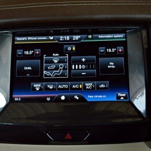 New Ford endeavour central touch screen