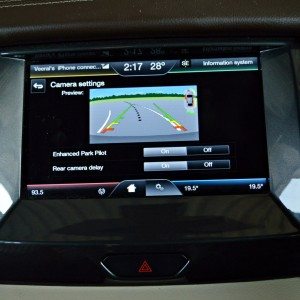 New Ford endeavour central touch screen