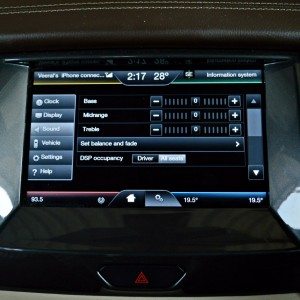 New Ford endeavour central touch screen