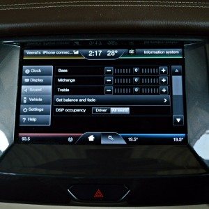 New Ford endeavour central touch screen