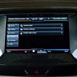 New Ford endeavour central touch screen