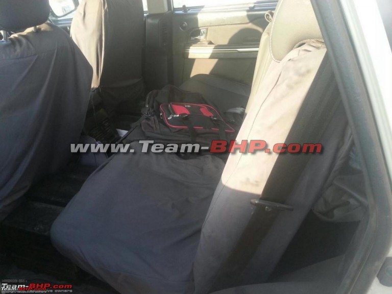 Tata Hexa dashboard spy image interior