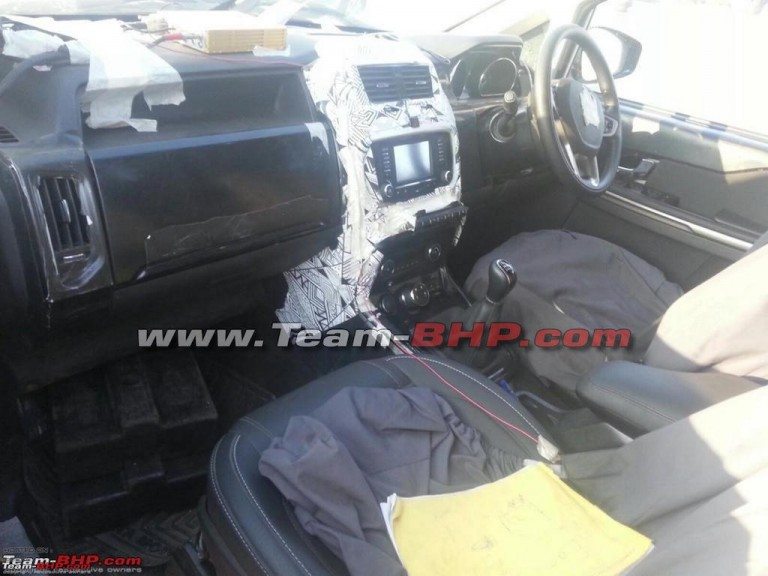 Tata Hexa dashboard spy image