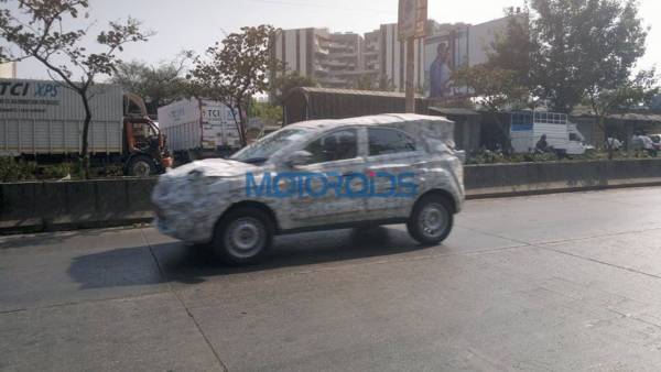 Tata Nexon Spied Motoroids Exclusive