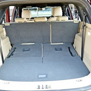 new  Ford Endeavour boot luggage