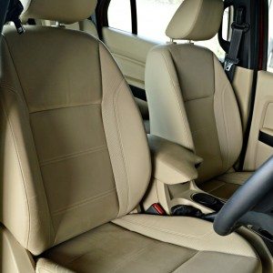 new  Ford Endeavour front seats