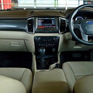 new  Ford Endeavour interior