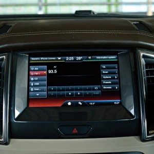new  Ford Endeavour interior