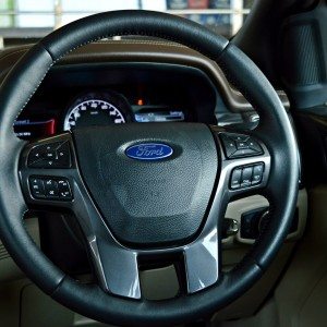 new  Ford Endeavour steering