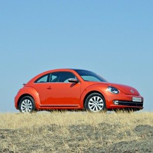 new  Vw volkswagen Beetle India orange