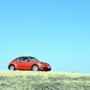 new  Vw volkswagen Beetle India orange