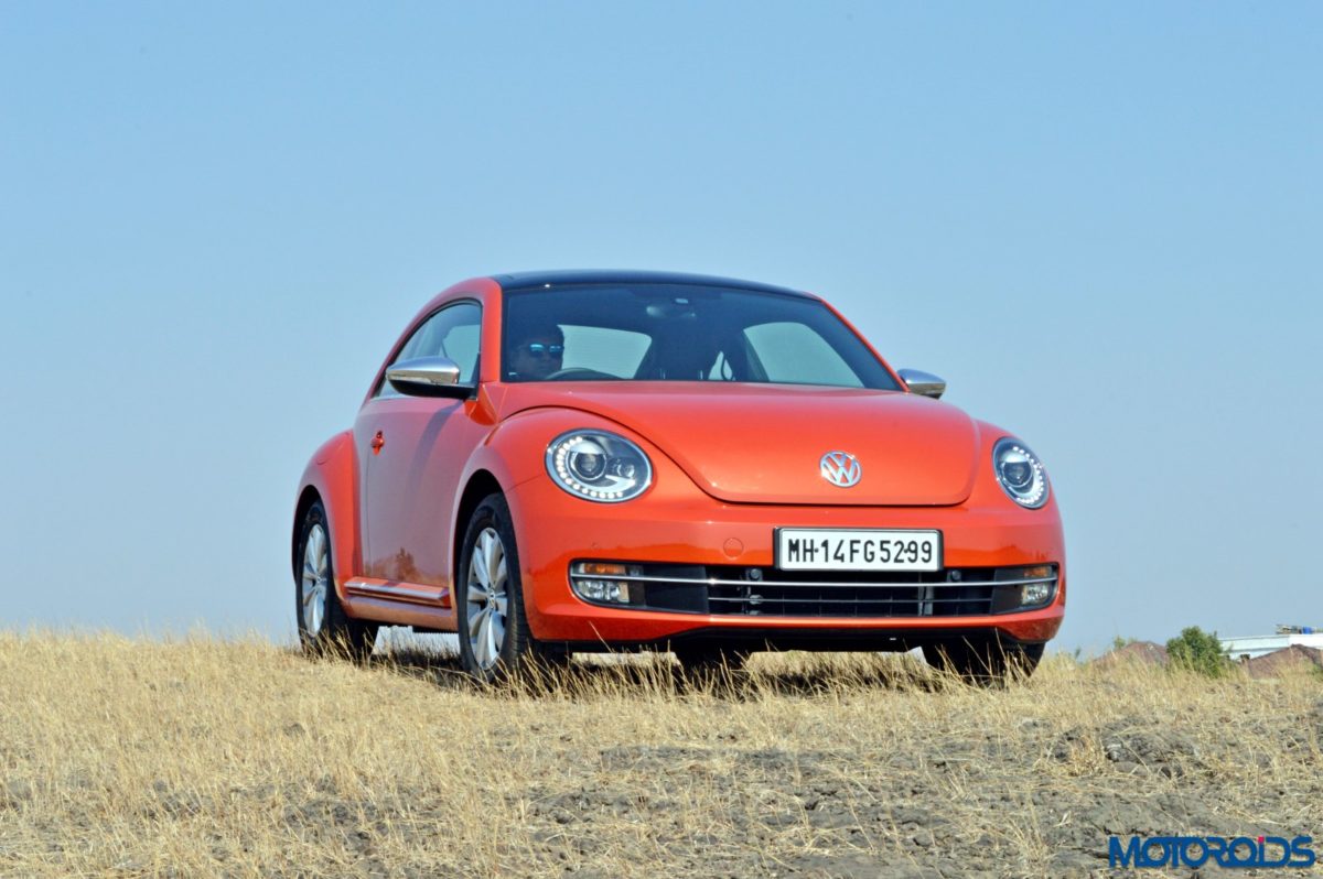 new  Vw volkswagen Beetle India orange