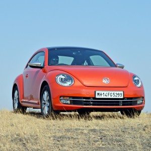 new  Vw volkswagen Beetle India orange