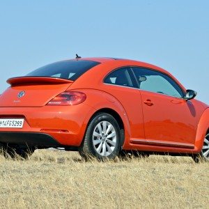 new  Vw volkswagen Beetle India orange