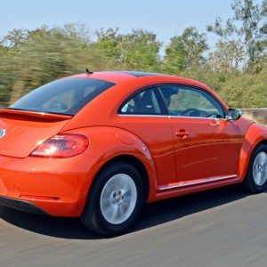 new  Vw volkswagen Beetle India orange