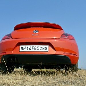 new  Vw volkswagen Beetle India orange