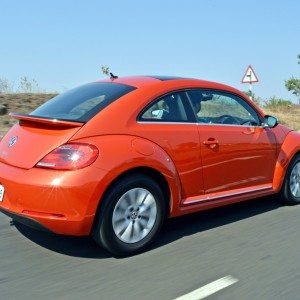 new  Vw volkswagen Beetle India orange