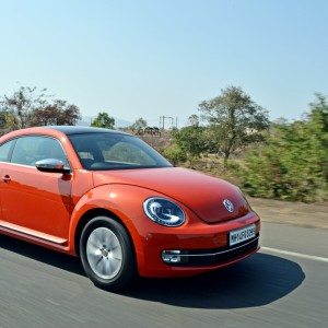 new  Vw volkswagen Beetle India orange