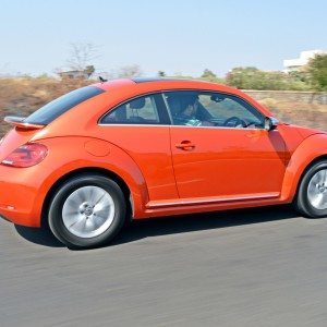 new  Vw volkswagen Beetle India orange