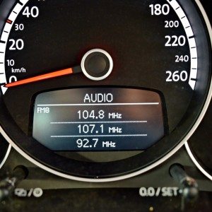 new  Vw volkswagen Beetle instruments