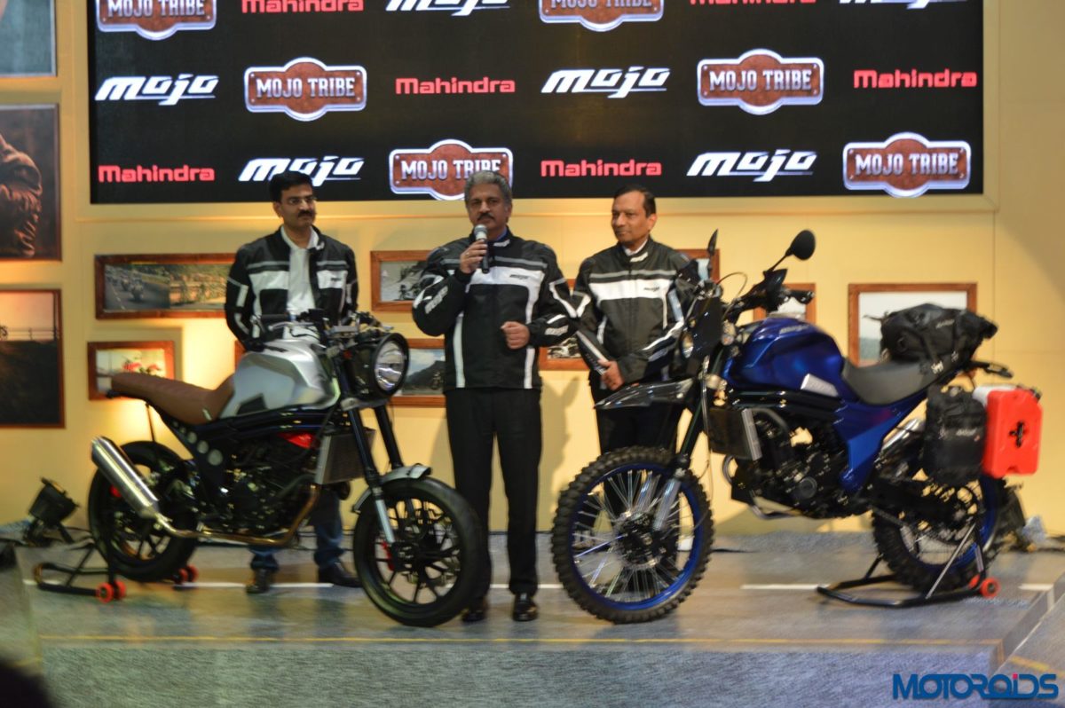 Auto Expo Mahindra Mojo Adventure and Scrambler Concept