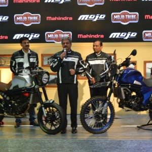 Auto Expo Mahindra Mojo Adventure and Scrambler Concept