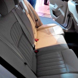 Skoda Superb rear seat