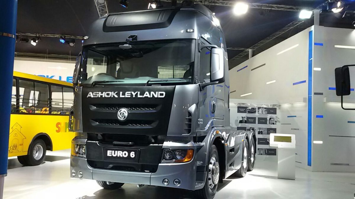 Ashok Leyland at the auto expo