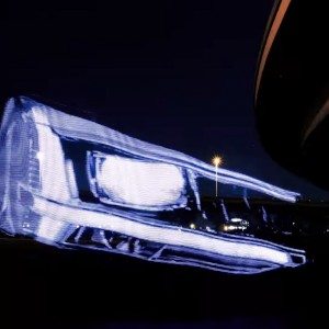 Audi Q teaser headlight