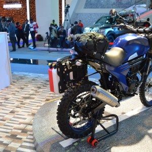 Auto Expo  Mahindra Mojo Scrambler and Adventure Concept