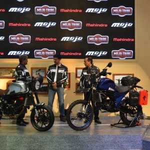 Auto Expo  Mahindra Mojo Scrambler and Adventure Concept