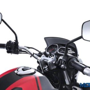 Bajaj V Official Details and Images Handlebar