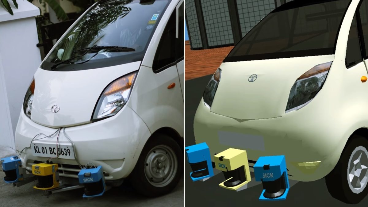 Driverless Tata Nano Roshy