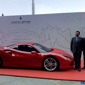 Ferrari  GTB mumbai launch