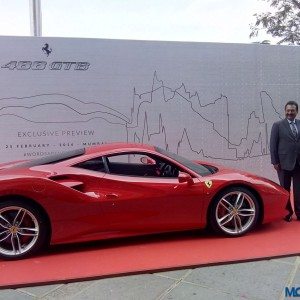 Ferrari  GTB mumbai launch