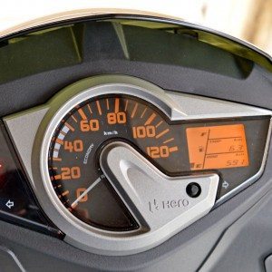 Hero Maestro Edge Review Details Instrument Cluster