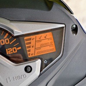 Hero Maestro Edge Review Details Instrument Cluster