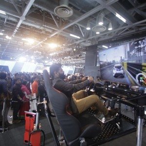 Hyundai Auto Expo  Racing Motion Simulator