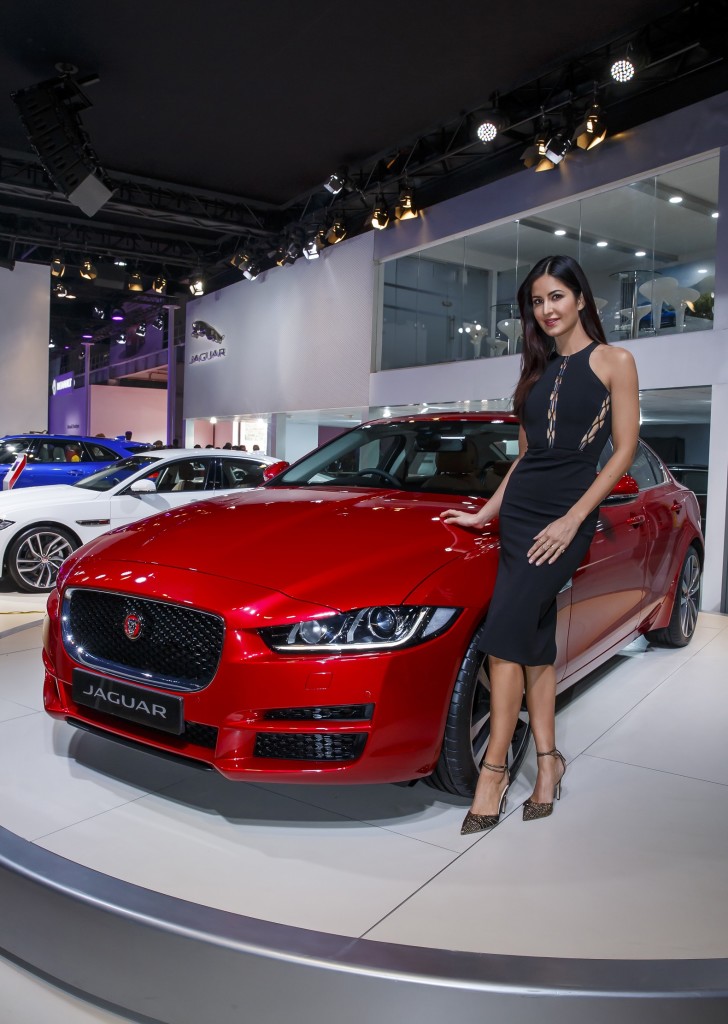 Katrina Kaif with the All-New Jaguar XE