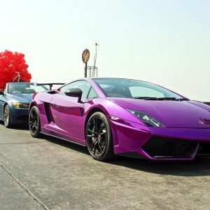 Lamborghini Gallardo STS purple chrome