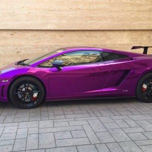 Lamborghini Gallardo STS purple chrome