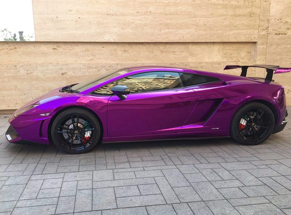 Lamborghini Gallardo STS purple chrome 2